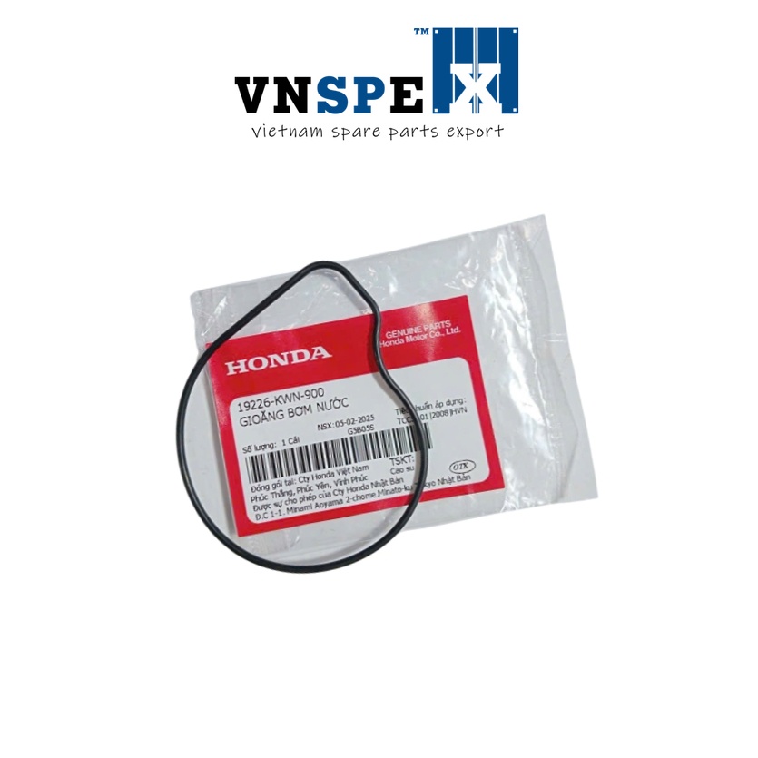 ปะเก็นปั๊มน้ํา HONDA Air Blade ตะกั่ว Pcx, Sh, Sh Mode 2020 - 19226KWN900