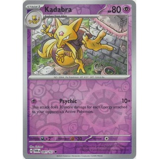 การ์ดโปเกมอน Kadabra - 081/167 - Common Reverse Holo