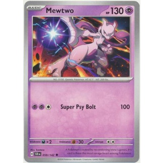 Pokemon Mewtwo Card - 059/142 - Uncommon