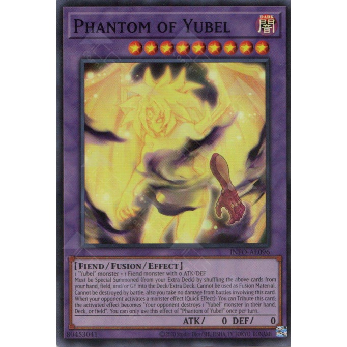 การ์ด Yugioh! -Phantom of Yubel -INFO-AE096