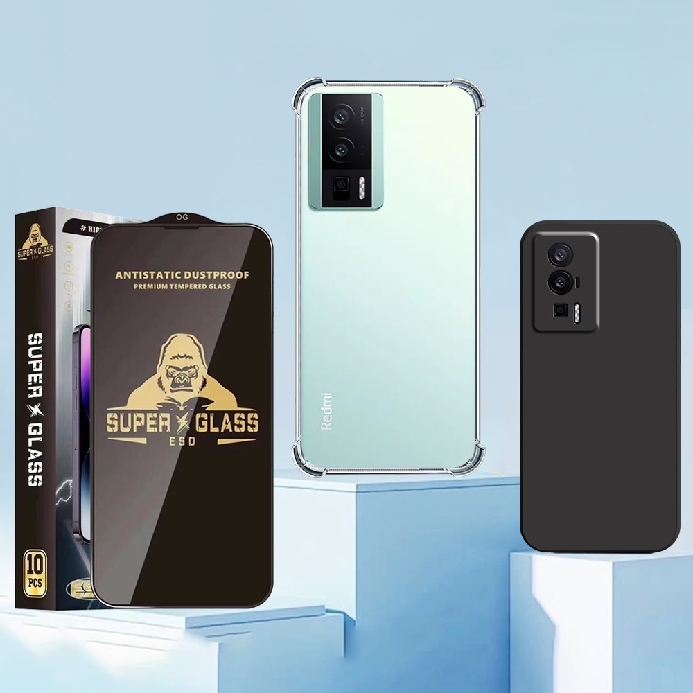 Xiaomi Redmi K60 / K60 Pro / K60 Ultra กันกระแทก โปร่งใส เคสป้องกันกล้อง