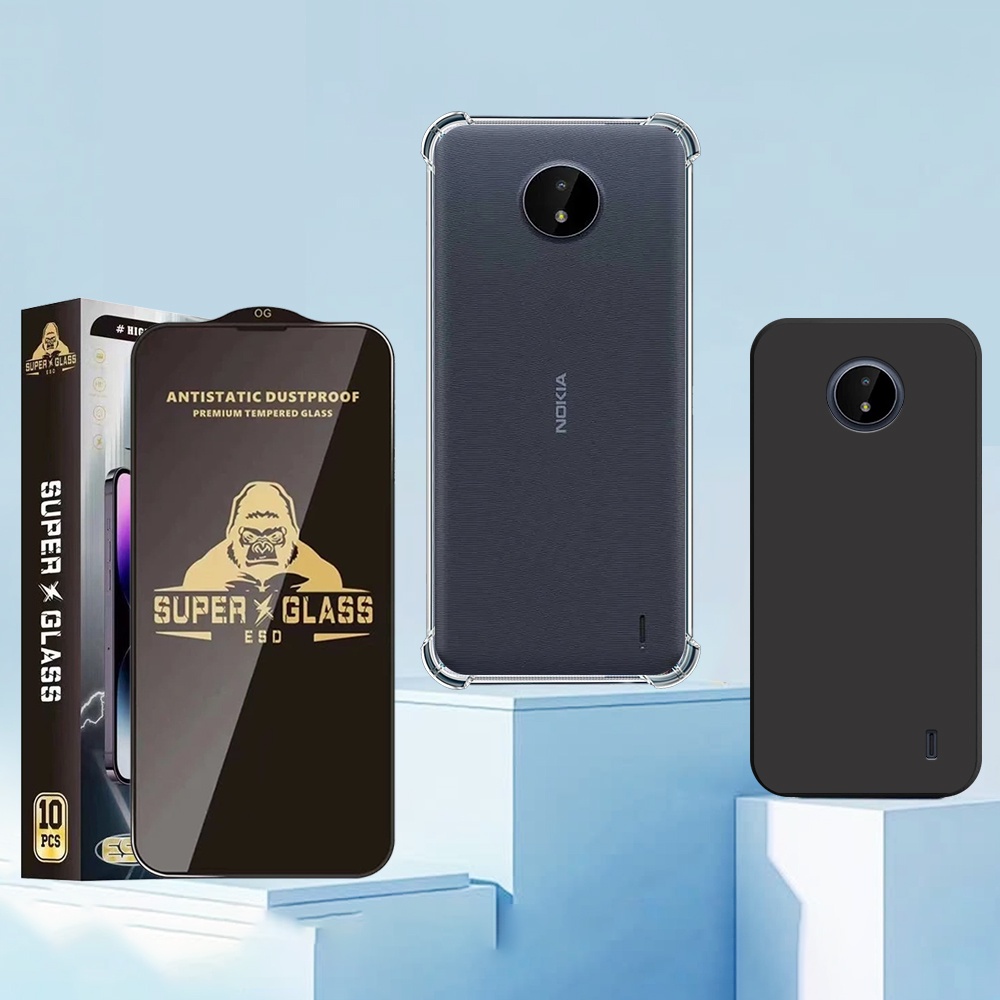 เคส Nokia 3.4 / G10 / C20 / C30 / C21 Plus กันกระแทก โปร่งใส ป้องกันกล้อง