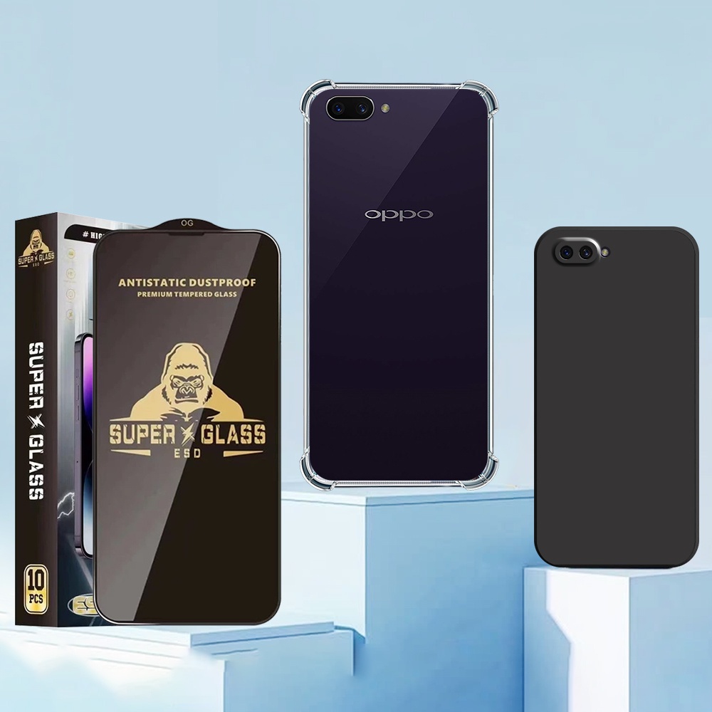 เคส Oppo A3s / A1k กันกระแทก โปร่งใส กันกล้อง