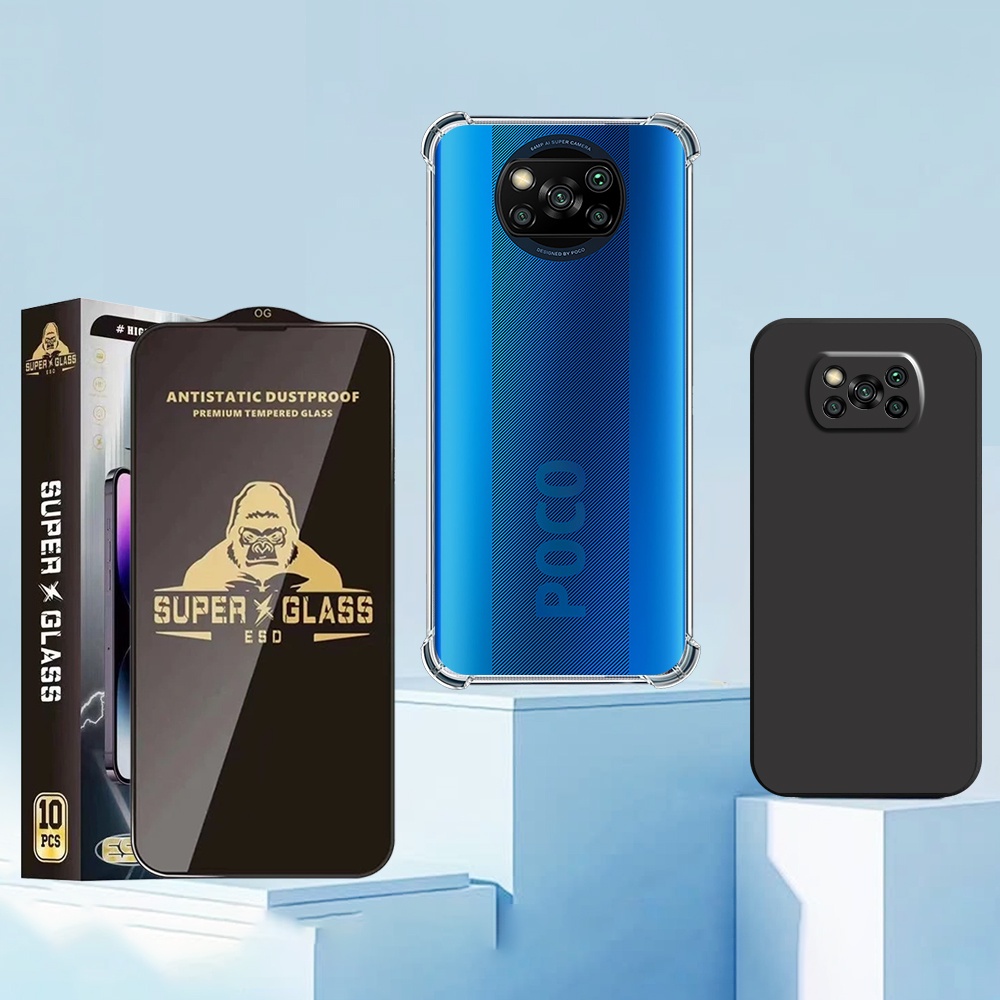 เคส Xiaomi Poco X3 / Poco X3 Pro กันกระแทก โปร่งใส กันกล้อง