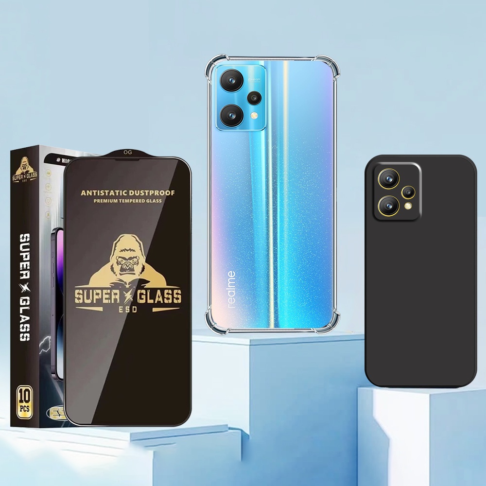 เคส Realme 9 4G / 9i / 9 Pro / 9 Pro+ กันกระแทก โปร่งใส ป้องกันกล้อง