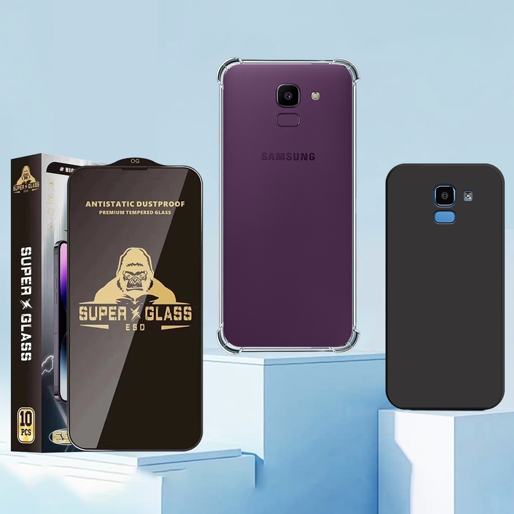 เคส Samsung J6 2018 / J6 Plus / J6+ กันกระแทก โปร่งใส กันกล้อง