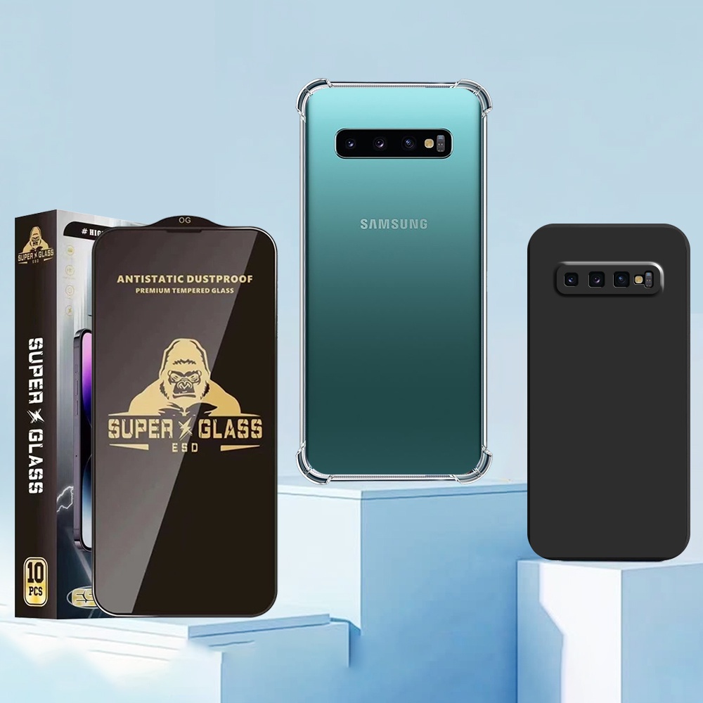 เคส Samsung S10 / S10 5G / S10 Plus / S10+ กันกระแทก โปร่งใส ป้องกันกล้อง