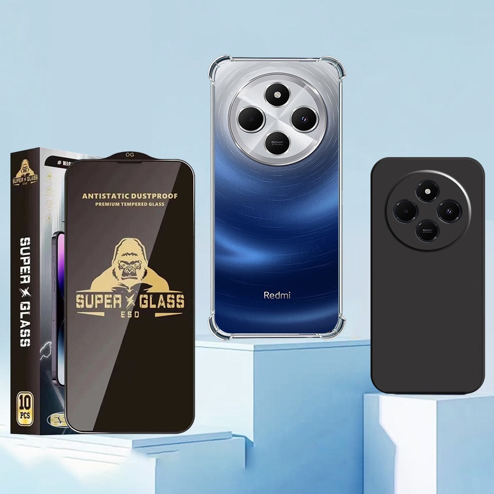 เคส Redmi 14C / Poco C75 กันกระแทก โปร่งใส กันกล้อง