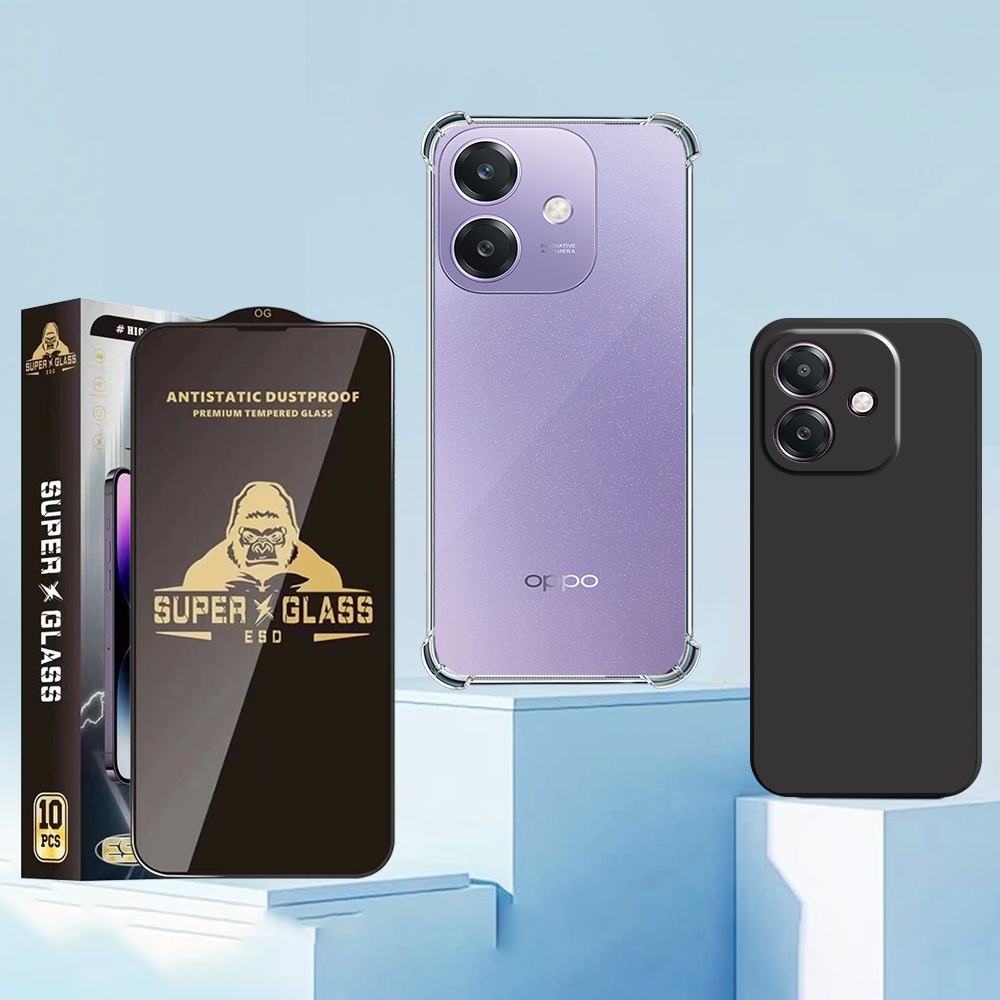 เคส Oppo A3 / A3x / A5 Pro กันกระแทก โปร่งใส กันกล้อง