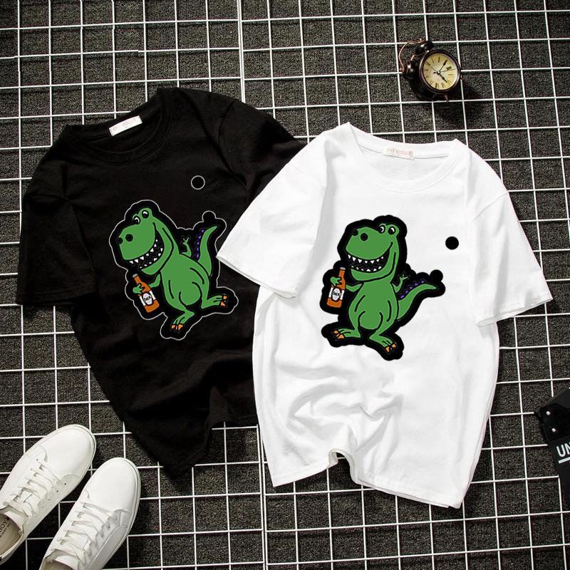 เสื้อยืดไดโนเสาร์ T Rex Bst1720 คอกลม Unisex