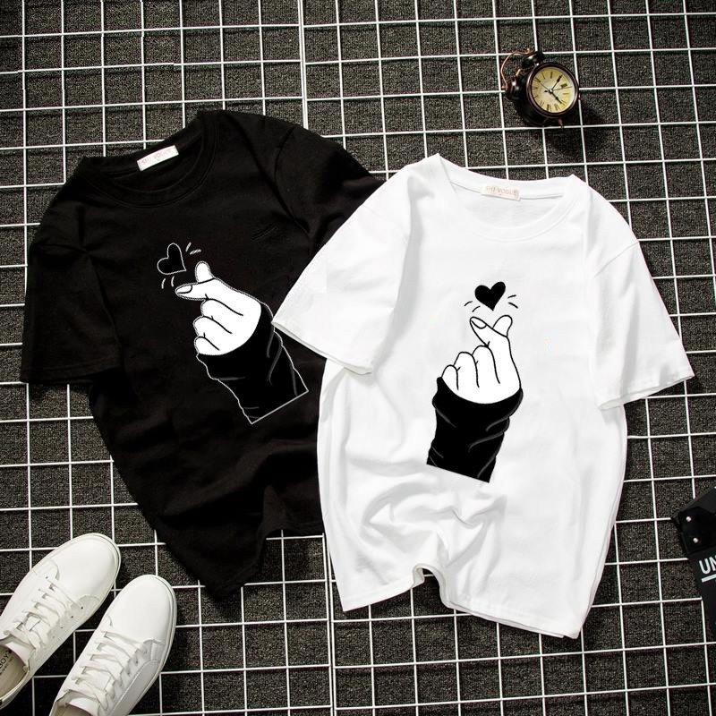 เสื้อยืด Heart Drop Bst939 คอกลม Unisex
