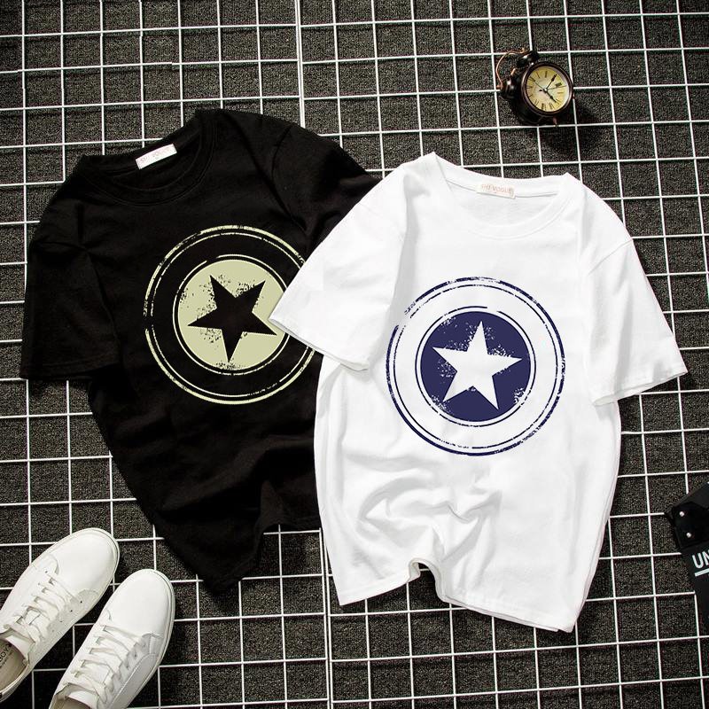 เสื้อยืดโลโก้ซูเปอร์ฮีโร่ Bst901 คอกลม Unisex