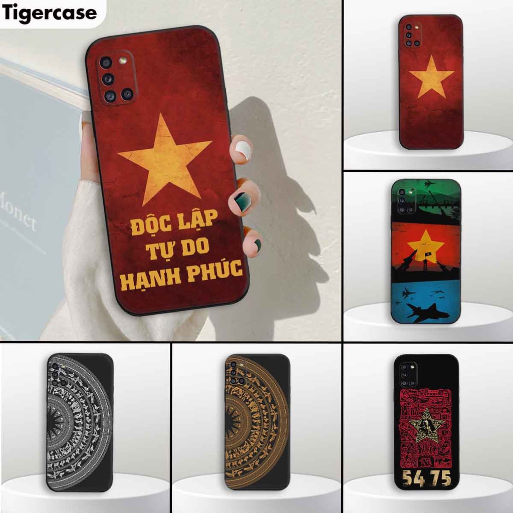 เคส Samsung A31 / A51 / A71 ลายธงชาติเวียดนาม อิสระ และฟรี กลองสีบรอนซ์