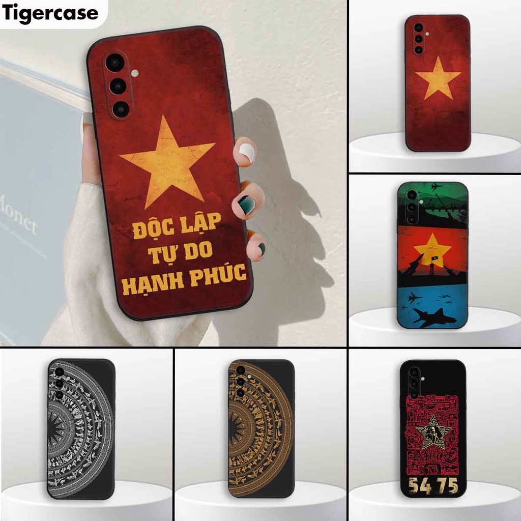 เคส Samsung Galaxy A05 / A05s พร้อมธงชาติเวียดนาม อิสระ และฟรี กลองสีบรอนซ์