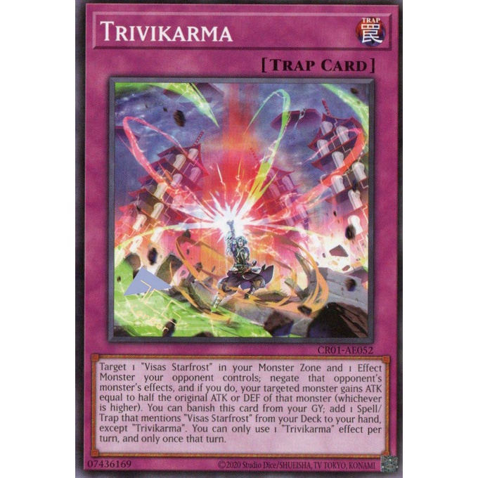 การ์ด Yugioh! - CR01-AE052 - Trivikarma