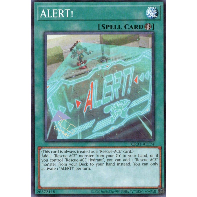 การ์ด Yugioh! - CR01-AE174 - ALERT!