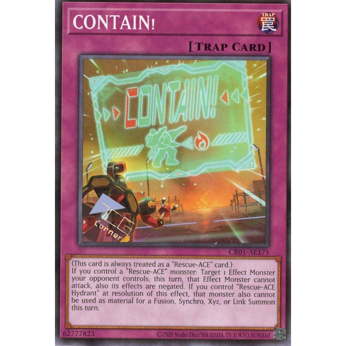 การ์ด Yugioh! - CR01-AE175 - โครงสร้าง!