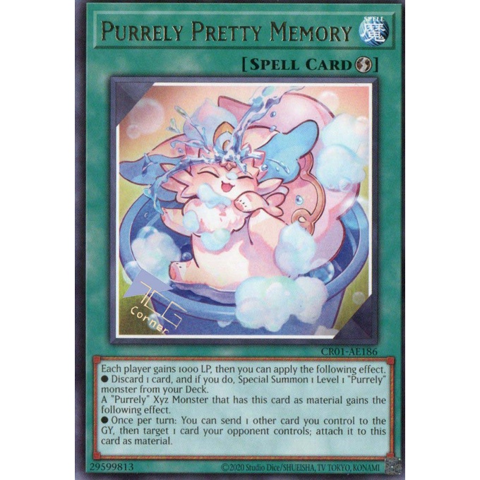 การ์ด Yugioh! - CR01-AE186 - หน่วยความจําที่สวยเกิน