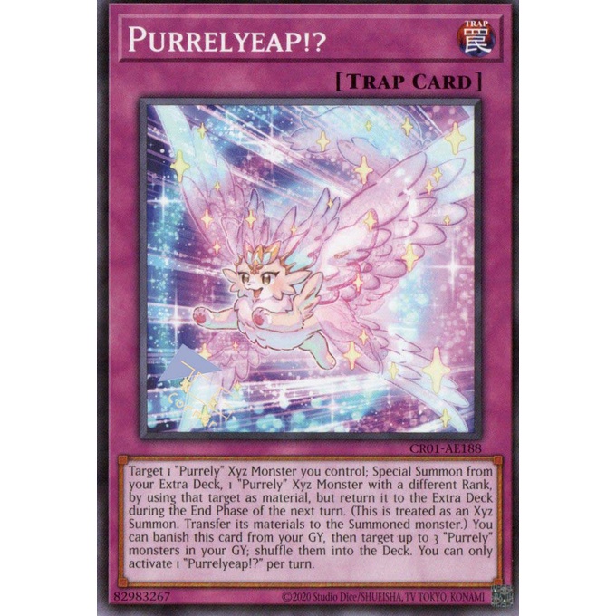 การ์ด Yugioh! - CR01-AE188 - Purrelyeap!?