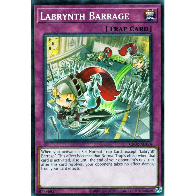 การ์ด Yugioh! - CR02-AE124 - Labrynth Barrage