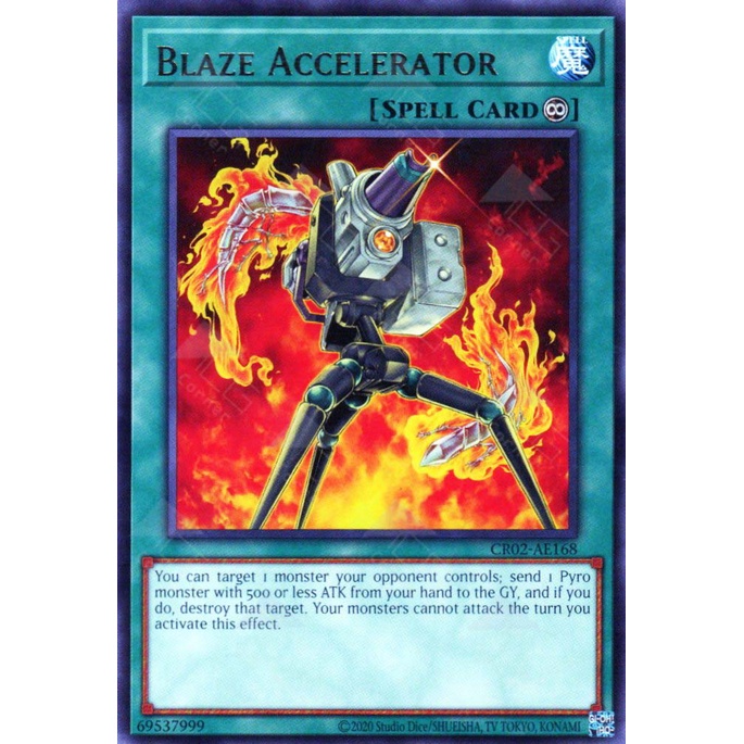 การ์ด Yugioh! - CR02-AE168 - Blaze Accelerator