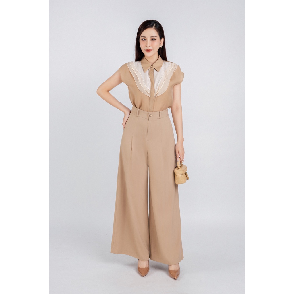 FQD51110 - กางเกงสํานักงานทรงเข้ารูปสไตล์ซิปหน้า - PANTIO