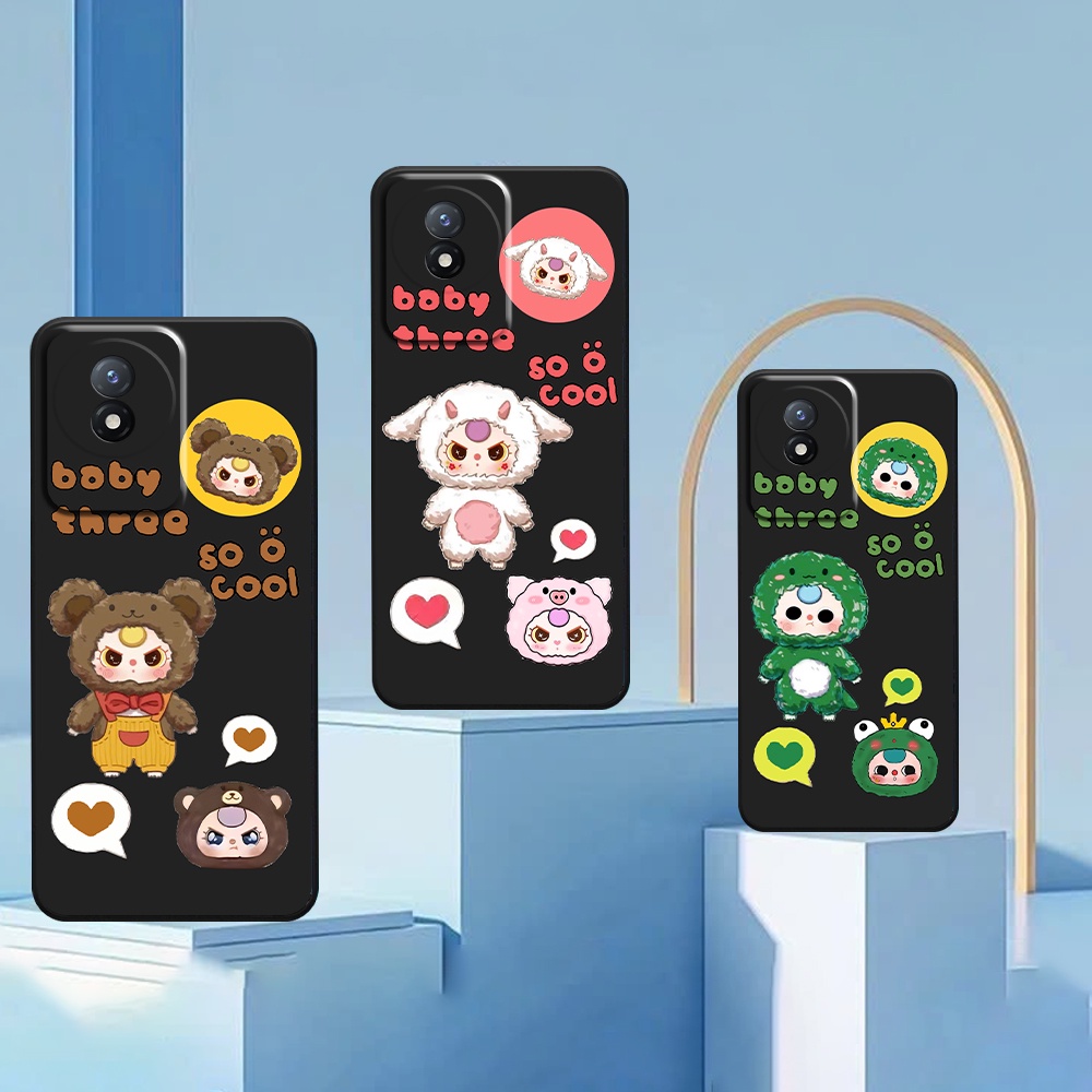 เคส Vivo Y02 / Y02A / Y02T พิมพ์ลาย baby three so cool