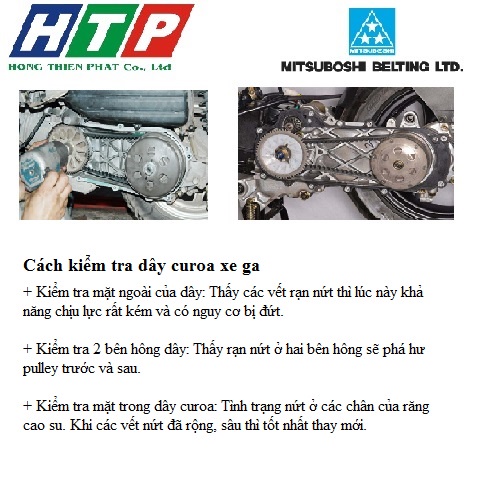 สายพานสกู๊ตเตอร์ NVX155 รหัส B63-E7641-00