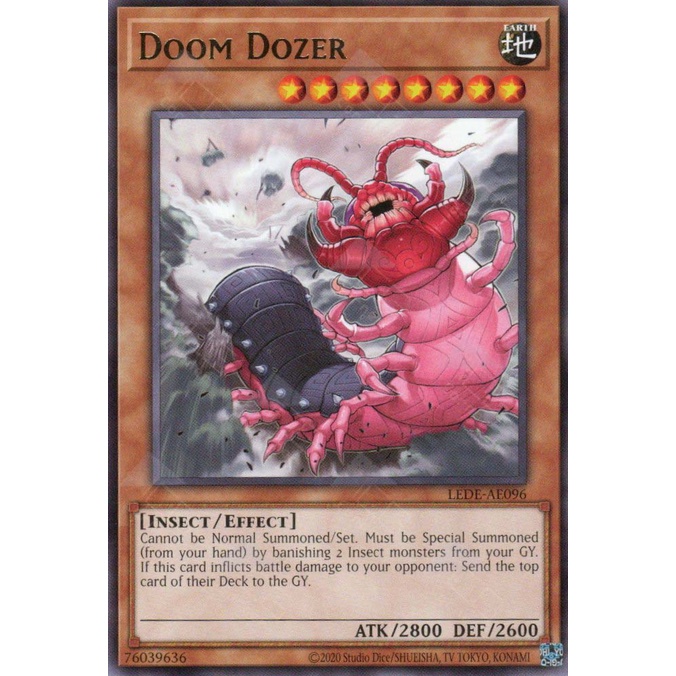 การ์ด Yugioh! - LEDE-AE096 - Doom Dozer