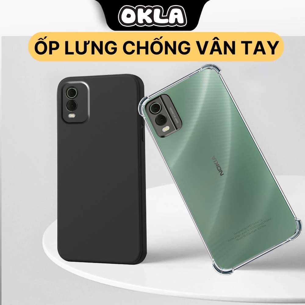 เคส Nokia C31 / C32 ใส ดํา กันกระแทก กันกล้อง