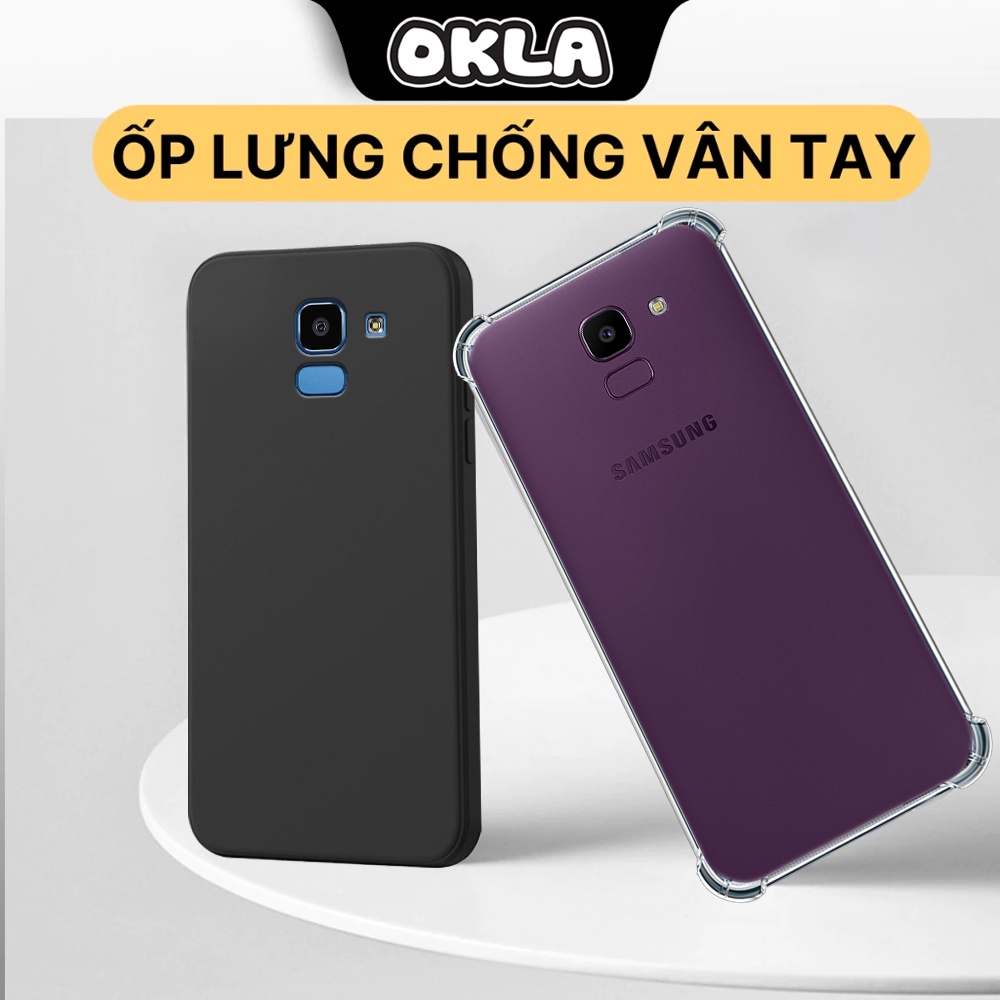 เคส Samsung J6 2018 / J6 Plus / J6+ ใส ดํา ยืดหยุ่น กันกระแทก กันกล้อง