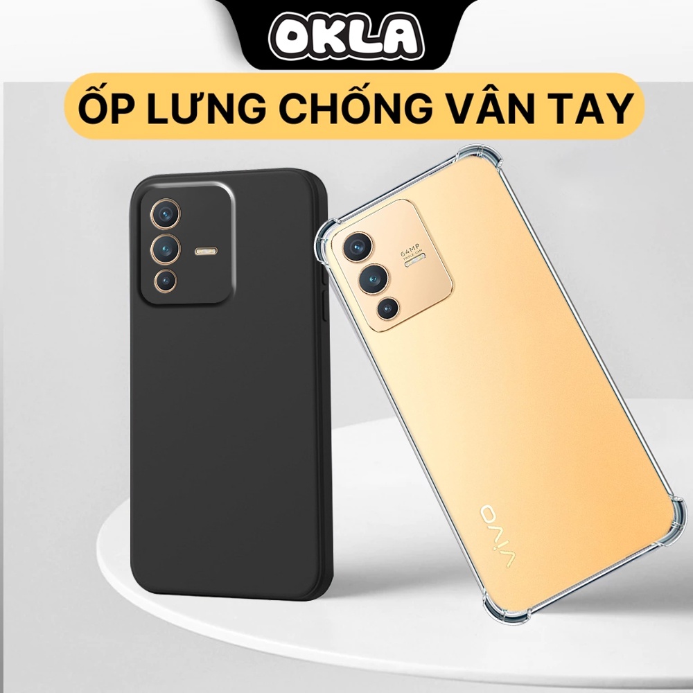 Vivo V23 5G เคสใส สีดํา กันกระแทก กันกล้อง