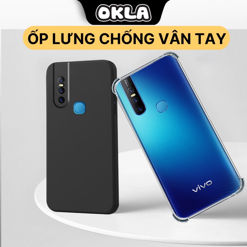 เคส Vivo V15 / V15 Pro แบบใส สีดํา กันกระแทก กันกล้อง