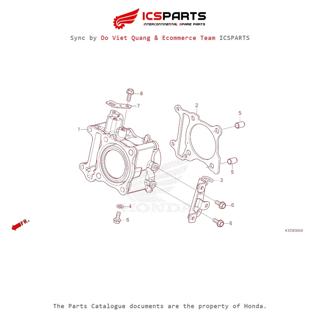 0 (E-6-CYLINDER-PCX 160 K1Z (2021+)-A) HONDA Pcx 160 K1Z (2021+) อะไหล่แคตตาล็อก