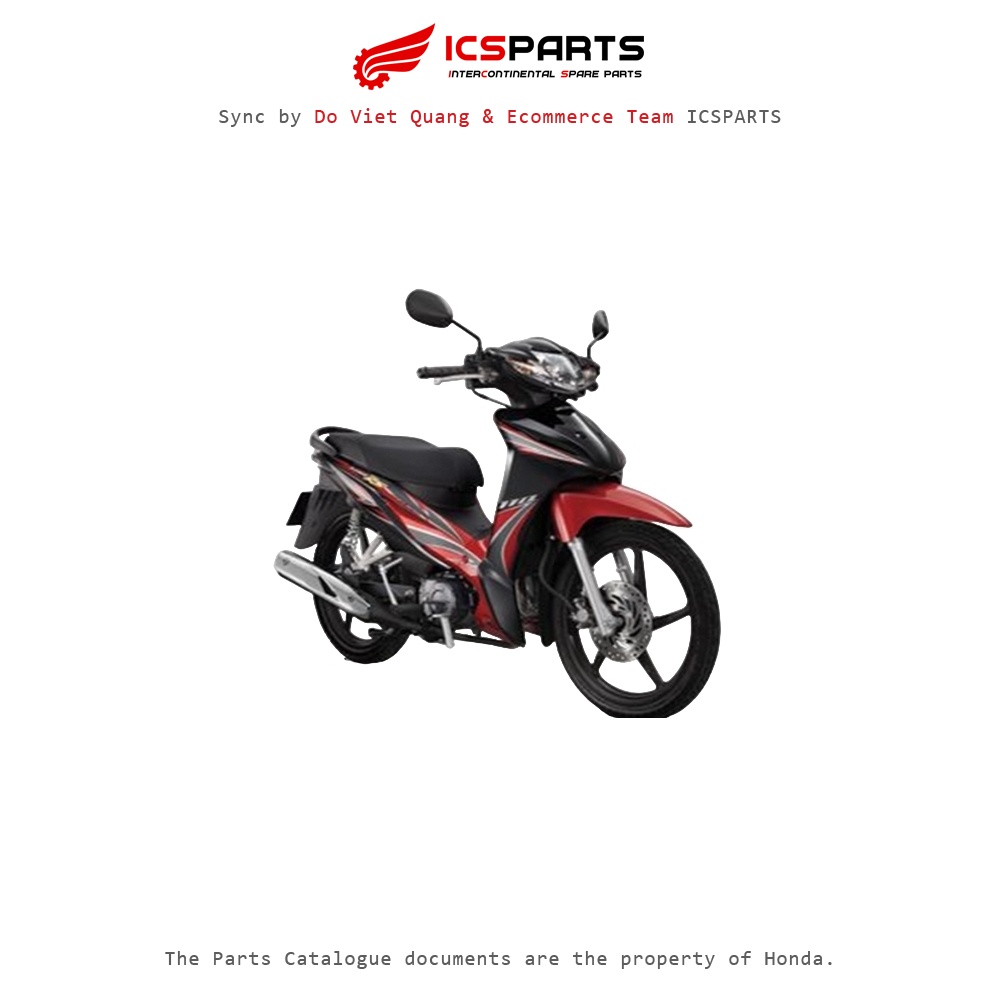 ชุดพลาสติก - ฝาครอบ - HONDA K03R Wave Rs 2013 สี 340 E9 Q1-C