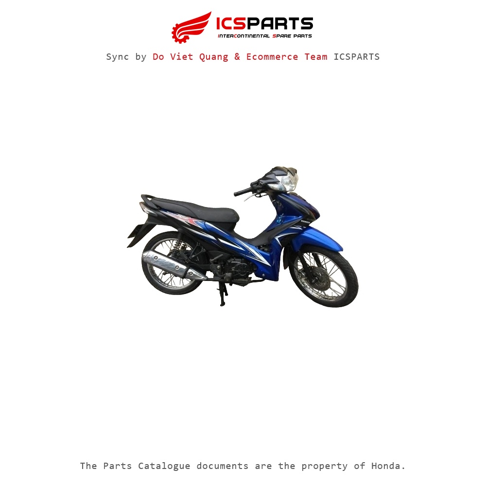 ชุดพลาสติก - ฝาครอบ - HONDA K03 Wave Rsx 110 2010 สีน้ําเงินเข้ม -B206 Y8 Y9-A