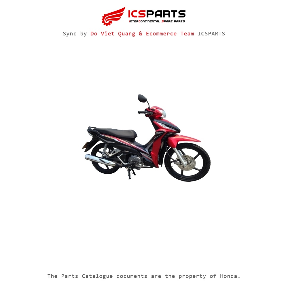 ชุดพลาสติก - ฝาครอบ - HONDA K03 Wave Rsx 110 2014 แดง ดํา - R340 J7 J8 J9-A