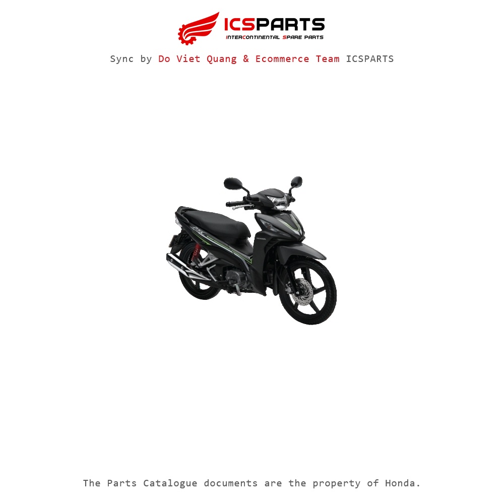 ชุดพลาสติก - ฝาครอบ - HONDA K90 Wave Rsx 110 2017 สีดํา เงิน - Nh-B83 J22 J23 J24-A