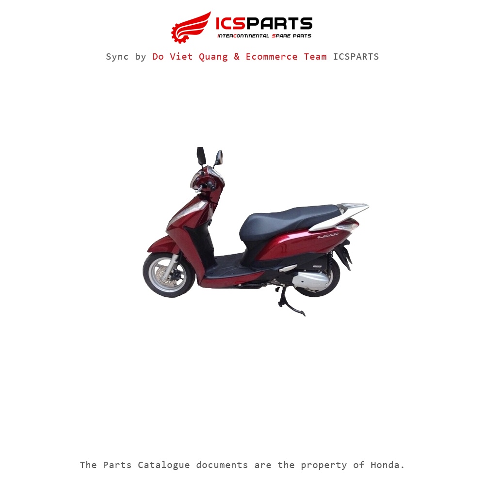 ชุดพลาสติก-ฝาครอบ-HONDA Lead 125 2013 สีแดง - R350 S9-B