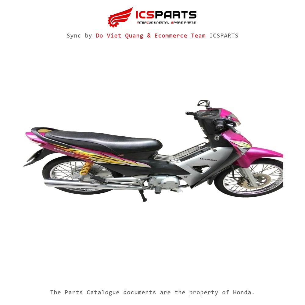 ชุดพลาสติก - ฝาครอบ - HONDA Wave Rs 100 2005 สีม่วง - 173 SB
