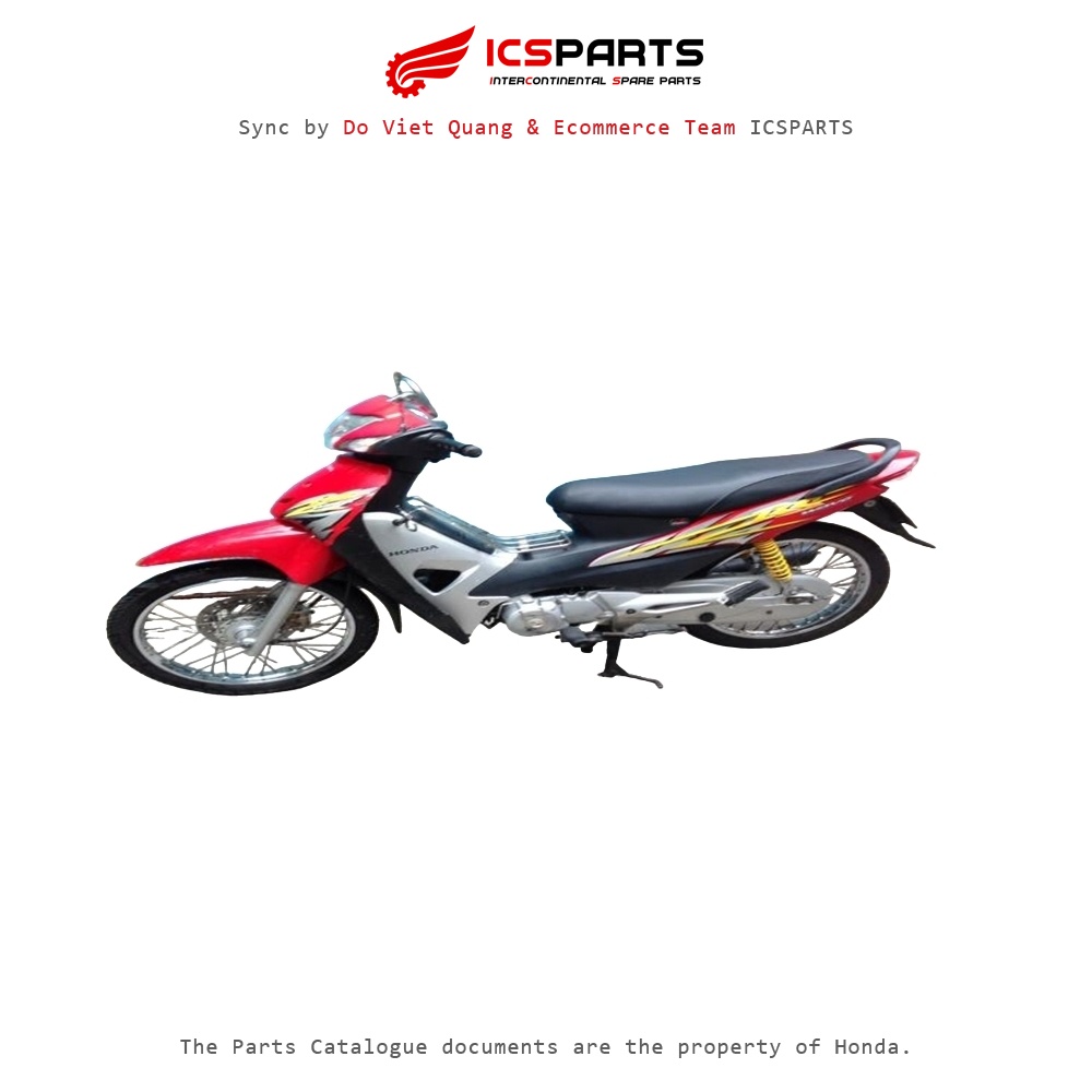ชุดพลาสติก - ฝาครอบ - HONDA Wave Rs 100 2005 สีแดง - 263 SB