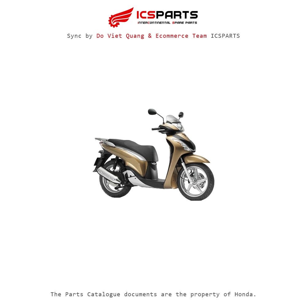 ชุดพลาสติก-ฝาครอบ-ฝาครอบสําหรับ HONDA Sh 125&150 ปี 2009-2011 สีน้ําตาล (Light)-Y 208 Z1,Z3(125Cc)Z2