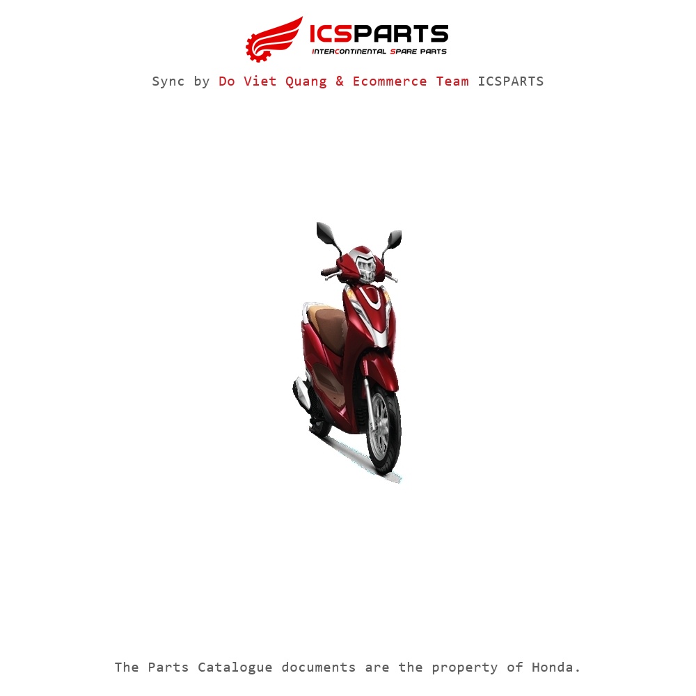 ชุดพลาสติก - ฝาครอบ - สาย HONDA 125 2022 สีแดง - R350 S15H7I3-A