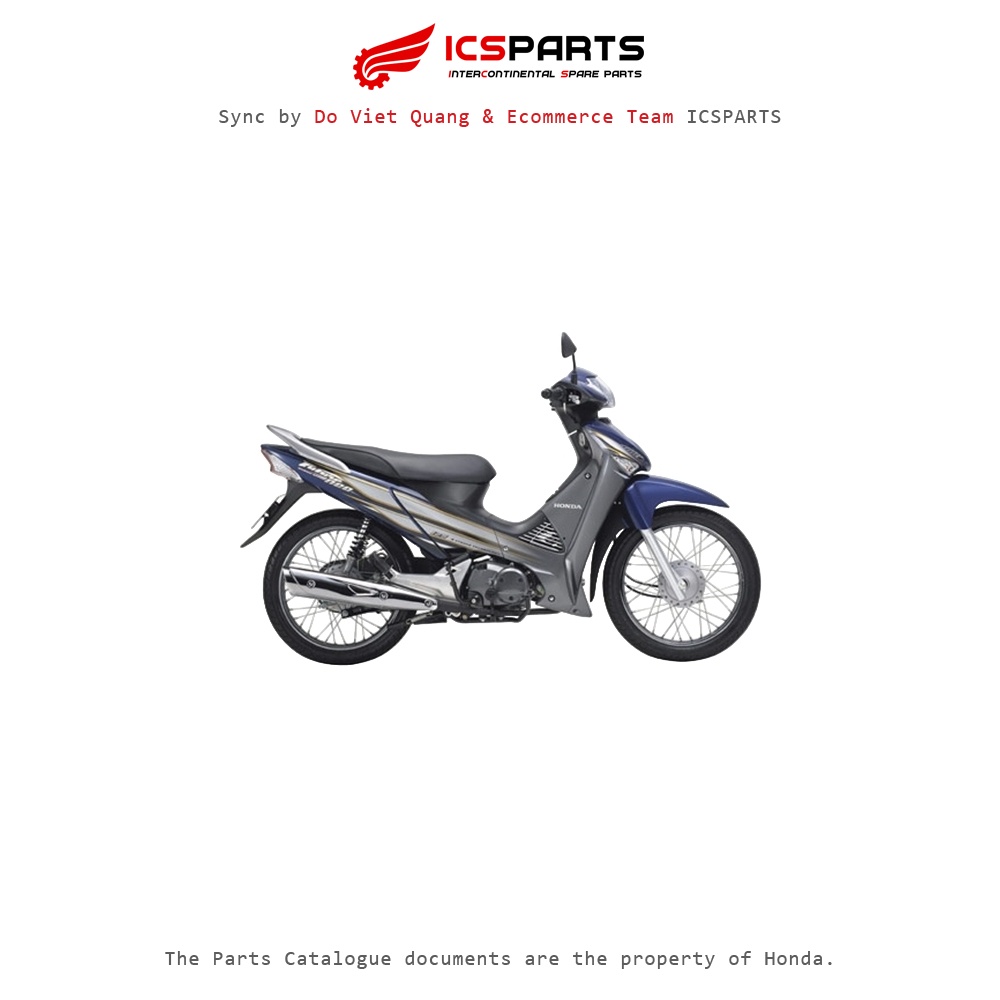 ชุดพลาสติก - ฝาครอบ - 2007 HONDA Future Neo Dark Blue Pb373M U4(Spoke Disc),U6(Mechanical)-A