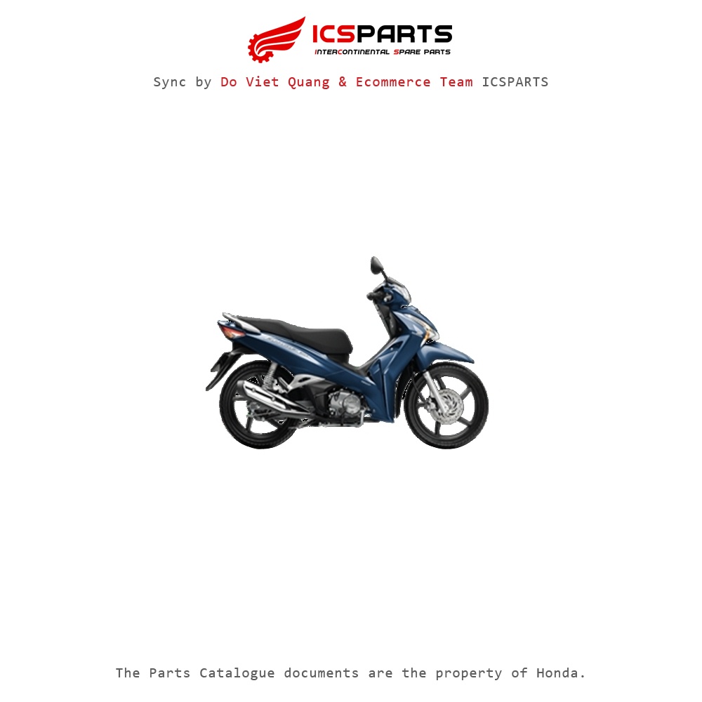 ชุดพลาสติก - ฝาครอบ - ฝาครอบสําหรับ HONDA Future 125 ปี 2022_Blue_Pb389 F7-A
