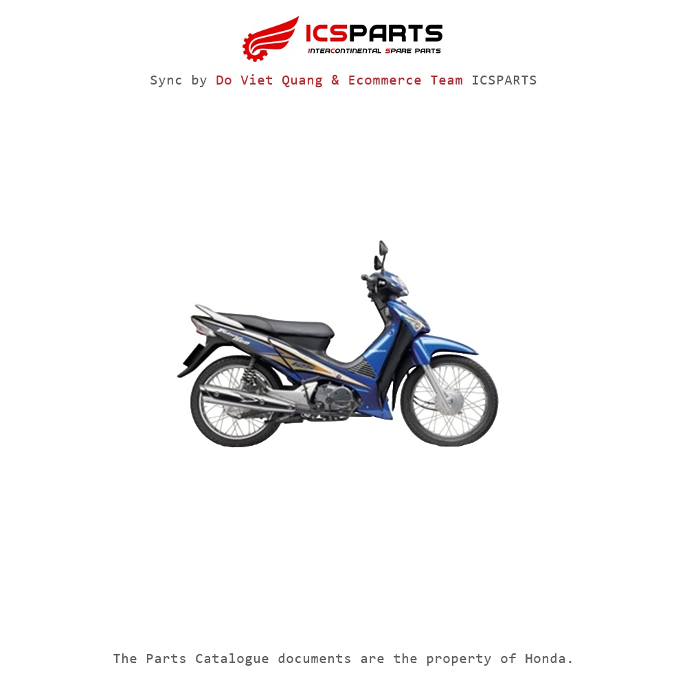 ชุดพลาสติก - ฝาครอบ - 2008 HONDA Future Neo Blue Black Silver B206 U7(Spoke Plate),U9(Mechanical)-A