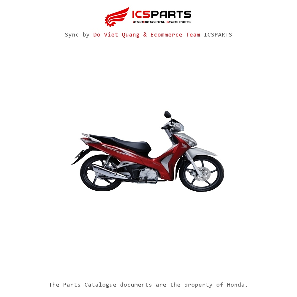 ชุดพลาสติก - ฝาครอบ - ฝาครอบสําหรับ HONDA Future 125 ปี 2012 สีแดง R340 X7,X8-A