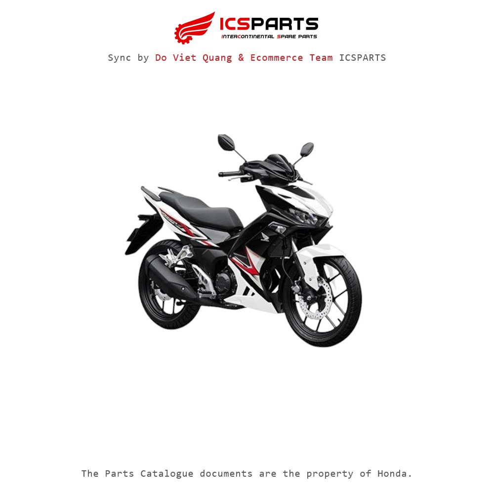 ชุดพลาสติก - ฝาครอบ - HONDA Winner X 2024 สีขาว สีดํา รุ่นมาตรฐาน *Nhb55P*-B