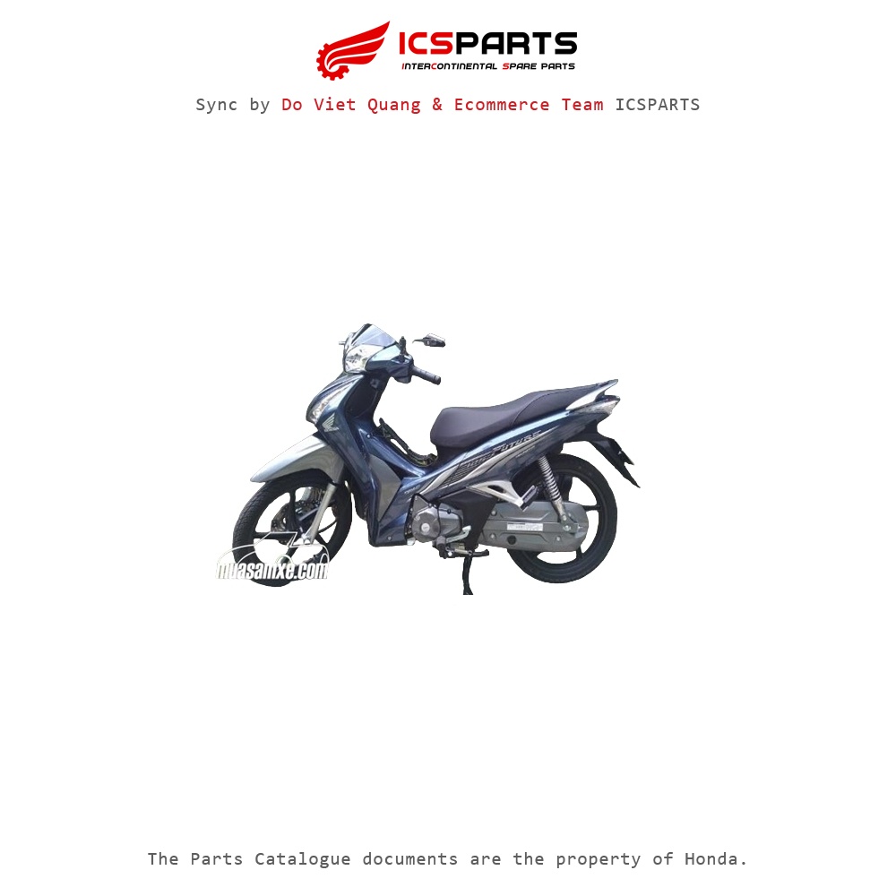 ชุดพลาสติก - ฝาครอบ - ฝาครอบสําหรับ HONDA Future 125 ปี 2016 Blue Pb389 F3-A