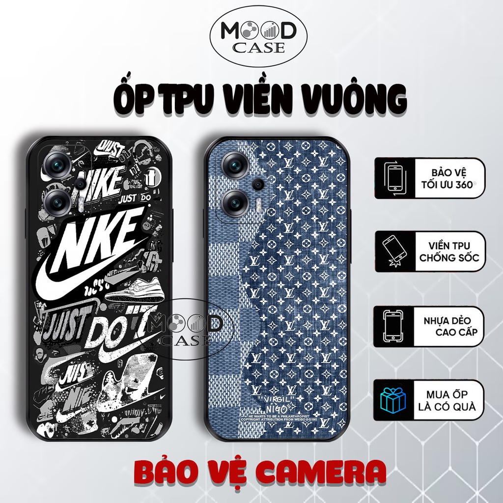 เคส Xiaomi Poco X4 GT, X4 Pro X5 Pro พร้อมภาพแบรนด์แฟชั่นกีฬา